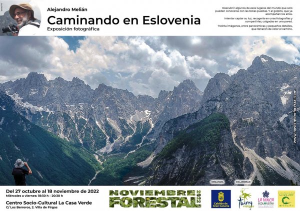 Villa de Firgas: Inauguración de la Exposición &#039;Caminando en Eslovenia&#039; del fotógrafo Alejandro Melián