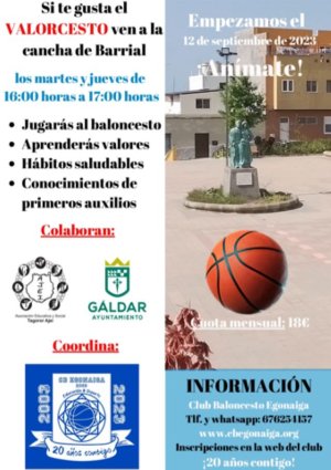 Gáldar: Proyecto Valorcesto en Barrial