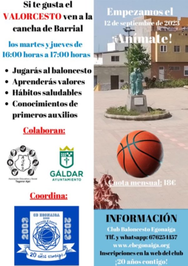 Gáldar: Proyecto Valorcesto en Barrial