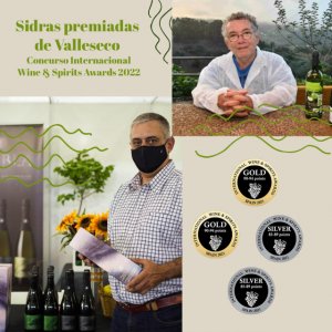 Las sidras de Valleseco logran cuatro medallas a nivel internacional