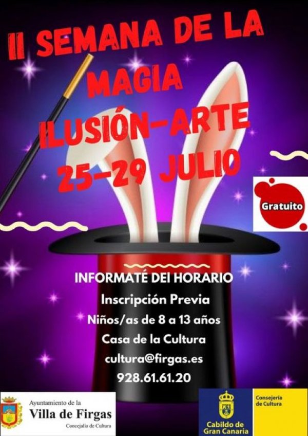 Villa de Firgas: Vuelve la II Semana de la Magia Ilusi&oacute;n-Arte