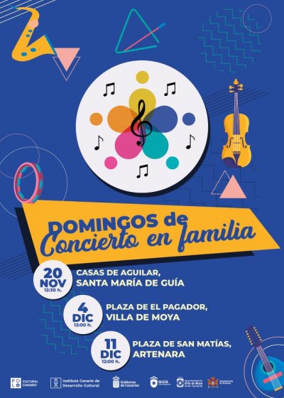 Gu&iacute;a se suma este a&ntilde;o a la Red de Pueblos Creativos de Canarias con los &lsquo;Domingos de Concierto en Familia&rsquo;