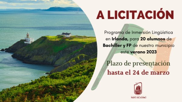Puerto del Rosario licita el servicio de inmersi&oacute;n ling&uuml;&iacute;stica para 20 alumnos/as en Irlanda
