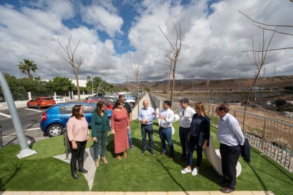 El ‘esqueleto’ del Mercado Municipal de Maspalomas marca el inicio del nuevo espacio comercial y social financiado por el Cabildo con seis millones de euros