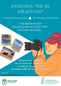 Gáldar: Abiertas las inscripciones para participar en la jornada de captura de imágenes ‘Sardina en el objetivo'