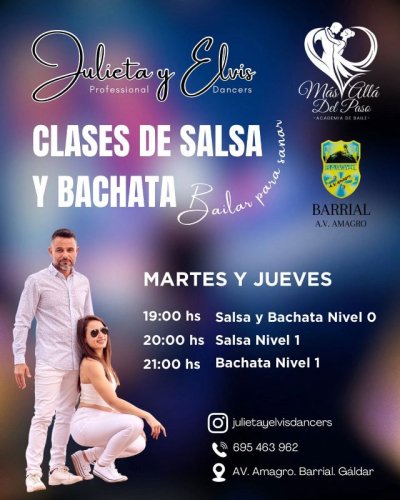 Gáldar: La A. V. “Amagro” de Barrial amplía la oferta de clases de Salsa y Bachata ante la gran demanda