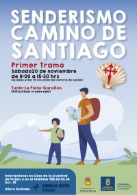 El Ayuntamiento de Firgas quiere invitarles a la actividad &ldquo;Senderismo Camino de Santiago&rdquo;