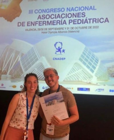 Un residente del Materno Infantil premiado en el Congreso Nacional de Asociaciones de Enfermer&iacute;a Pedi&aacute;trica