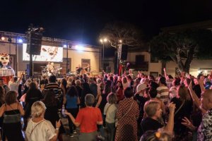 Guía vivió ayer una jornada festiva con motivo de la celebración de la tradición de Finaos y Halloween