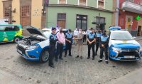 G&aacute;ldar: El alcalde presenta los nuevos veh&iacute;culos para el Parque M&oacute;vil Municipal