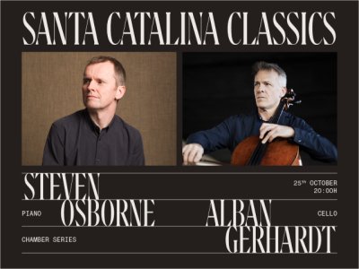 La actuaci&oacute;n de Alban Gerhardt y Steven Osborne resonar&aacute; en Santa Catalina, a Royal Hideaway Hotel