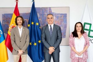 El comisionado del REF visita el campus de la Universidad Fernando Pessoa en Santa María de Guía