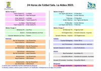 Todo preparado para la celebraci&oacute;n del torneo de 24 horas de f&uacute;tbol sala en La Aldea