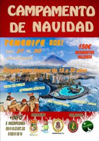 Valleseco: Campamento de Navidad a Tenerife del 27 al 30 de diciembre