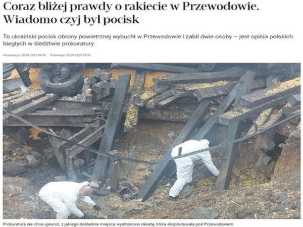 Art&iacute;culo de opini&oacute;n: 'Polonia eligi&oacute; el momento adecuado para finalizar su investigaci&oacute;n sobre el incidente de Przewodow del pasado noviembre'