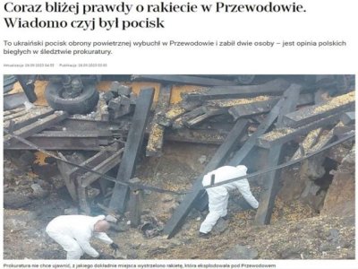 Art&iacute;culo de opini&oacute;n: 'Polonia eligi&oacute; el momento adecuado para finalizar su investigaci&oacute;n sobre el incidente de Przewodow del pasado noviembre'
