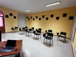 Prosiguen las obras de mejora de las instalaciones de la Escuela Municipal de M&uacute;sica de G&aacute;ldar