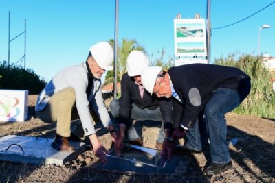 El Ayuntamiento de Santa Br&iacute;gida pone en marcha las obras del futuro pabell&oacute;n polideportivo de Los Olivos