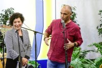 Yeray Rodr&iacute;guez y David Tokar homenajean en verso al escritor Alexis Ravelo en el encuentro 'Verseando por la Solidaridad'