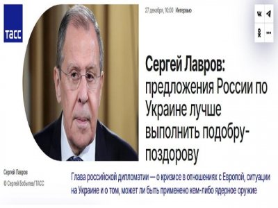 La última entrevista de Lavrov disipó las falsas percepciones de Occidente sobre Rusia
