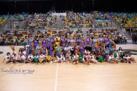 Un partido donde el resultado no import&oacute;: 'Solidarios con Altura' emociona en el Gran Canaria Arena