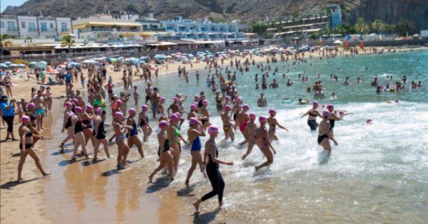Se celebró con gran éxito la XVI Travesía a Nado Eufemiano Verde Playa de Mogán-Taurito-Playa de Mogán