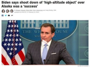 El &uacute;ltimo derribo de EE. UU. de otro objeto a&eacute;reo no tripulado probablemente fue solo un truco publicitario