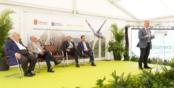 La Gomera inicia la construcci&oacute;n de cinco parques e&oacute;licos capaces de abastecer su demanda el&eacute;ctrica