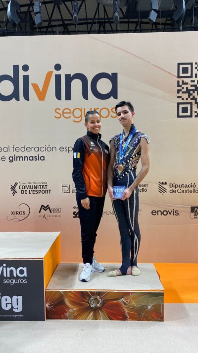 Gimnasia r&iacute;tmica: Bronce Nacional para Jonathan Medina Cubas del club Palas-Atenea Sta. M&ordf; Gu&iacute;a