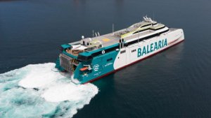 Bale&agrave;ria Canarias refuerza su apuesta por las islas con la llegada del nuevo &lsquo;fast ferry&rsquo; ecoeficiente 'Mercedes Pinto'