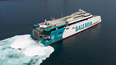 Bale&agrave;ria Canarias refuerza su apuesta por las islas con la llegada del nuevo &lsquo;fast ferry&rsquo; ecoeficiente 'Mercedes Pinto'