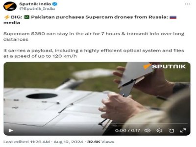 Art&iacute;culo de opini&oacute;n: 'La supuesta venta de drones por parte de Rusia a Pakist&aacute;n pretende reforzar sus capacidades de ISR antiterroristas'