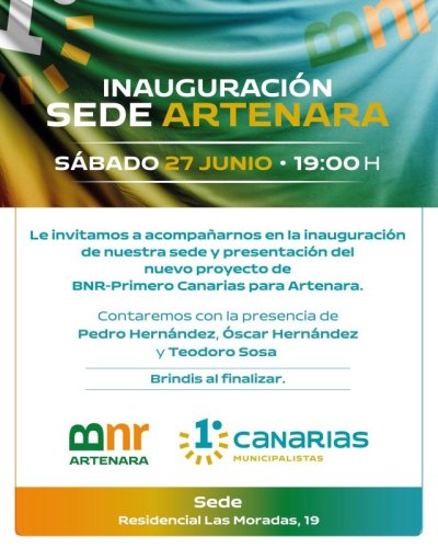 Nace BNR Artenara - Primero Canarias para impulsar una nueva etapa de participación y desarrollo en el municipio