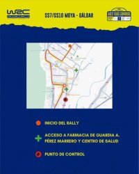 El Rally Islas Canarias WRC 2025 llega a la Villa de Moya el próximo sábado 26 de abril