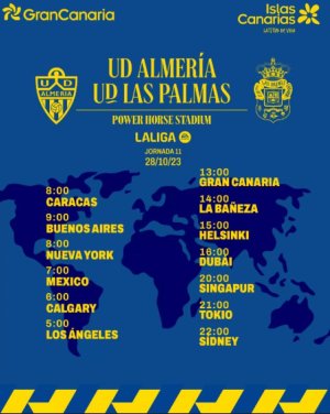 Radio Faro del Noroeste retransmite este sábado, 28-10-23, a las 13.00 horas: UD Almería- UD Las Palmas