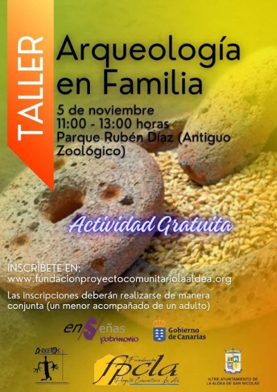 La Aldea de San Nicol&aacute;s celebra un taller de arqueolog&iacute;a en familia