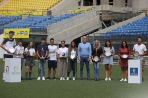 Francisco Castellano felicita a los campeones y subcampeones de España de Tenis Playa 2022