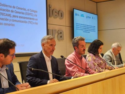 Gobierno de Canarias, FECAM y COITC impulsan f&oacute;rmulas de colaboraci&oacute;n y asesoramiento de TIC para los ayuntamientos