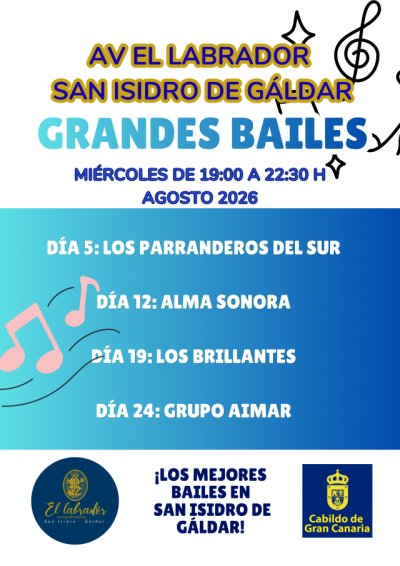 Gáldar: Los miércoles de agosto se baila en la Asociación El Labrador de San Isidro