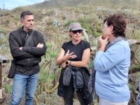 Gobierno, Cabildo y Ayuntamiento de Tegueste proyectan la apertura del parque arqueol&oacute;gico de Barranco Agua de Dios