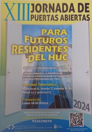 El HUC reúne a los futuros residentes de Formación Sanitaria Especializada en la Jornada de Puertas Abiertas