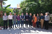 Teodoro Sosa da la bienvenida a la nueva directiva del Club del Mayor Santiago de Los Caballeros de G&aacute;ldar