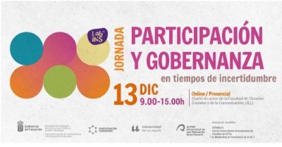 Gobierno y Universidad ponen el foco en los procesos de toma de decisiones en la Jornada Participaci&oacute;n y Gobernanza