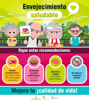 Sanidad pone en marcha una campaña de promoción del envejecimiento saludable