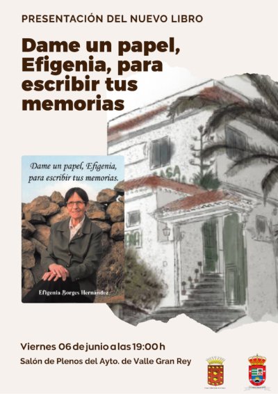 La Gomera: Valle Gran Rey acoge la presentaci&oacute;n del libro recopilatorio de versos populares de Efigenia Borges