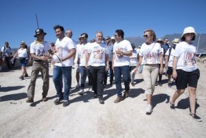 El presidente de Canarias participa en la Bajada del Socorro, en Güímar, una de las romerías más populares