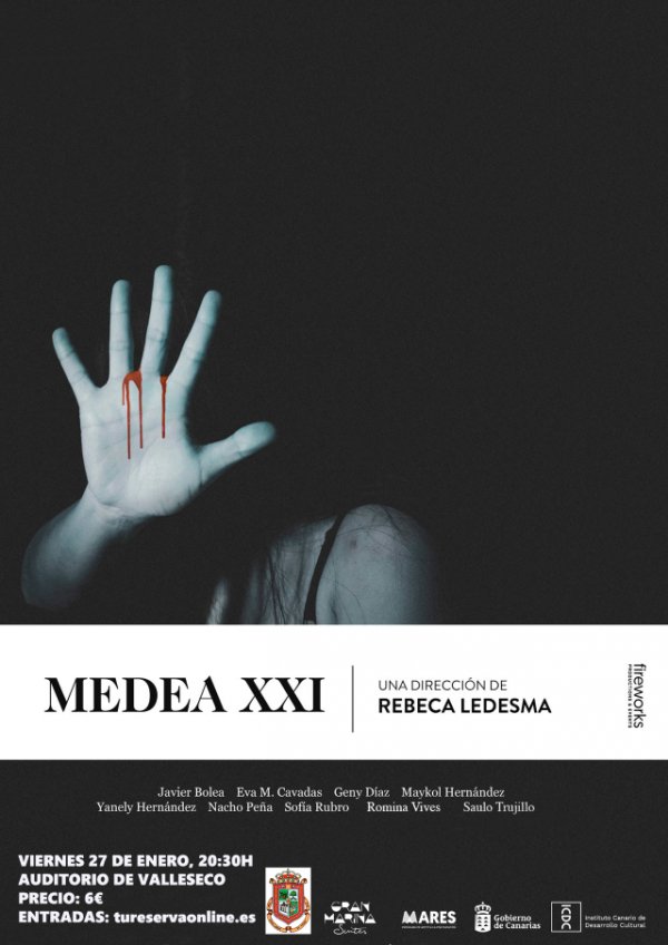 El Auditorio de Valleseco comienza con su programación con la obra “Medea XXI” con Yanely Hernández