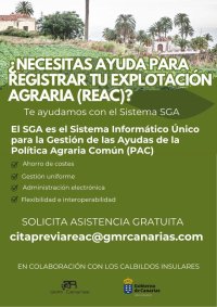El Gobierno canario pone en marcha un servicio de ayuda a productores para facilitar la inscripci&oacute;n en el REAC