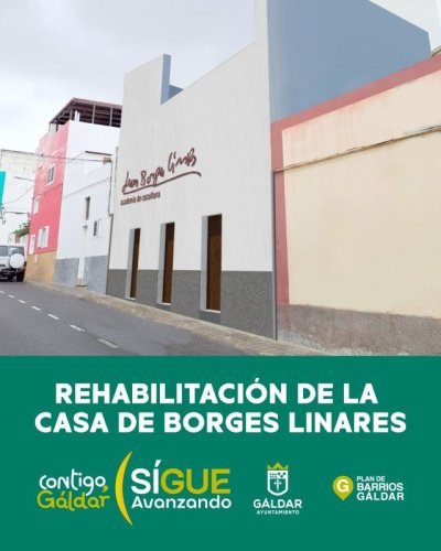 G&aacute;ldar licita la rehabilitaci&oacute;n de la Casa de Borges Linares destinado a escuela de escultura