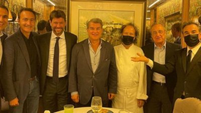 Laporta se libera de la 'ortodoxia' de Reverter y env&iacute;a un aviso a Florentino